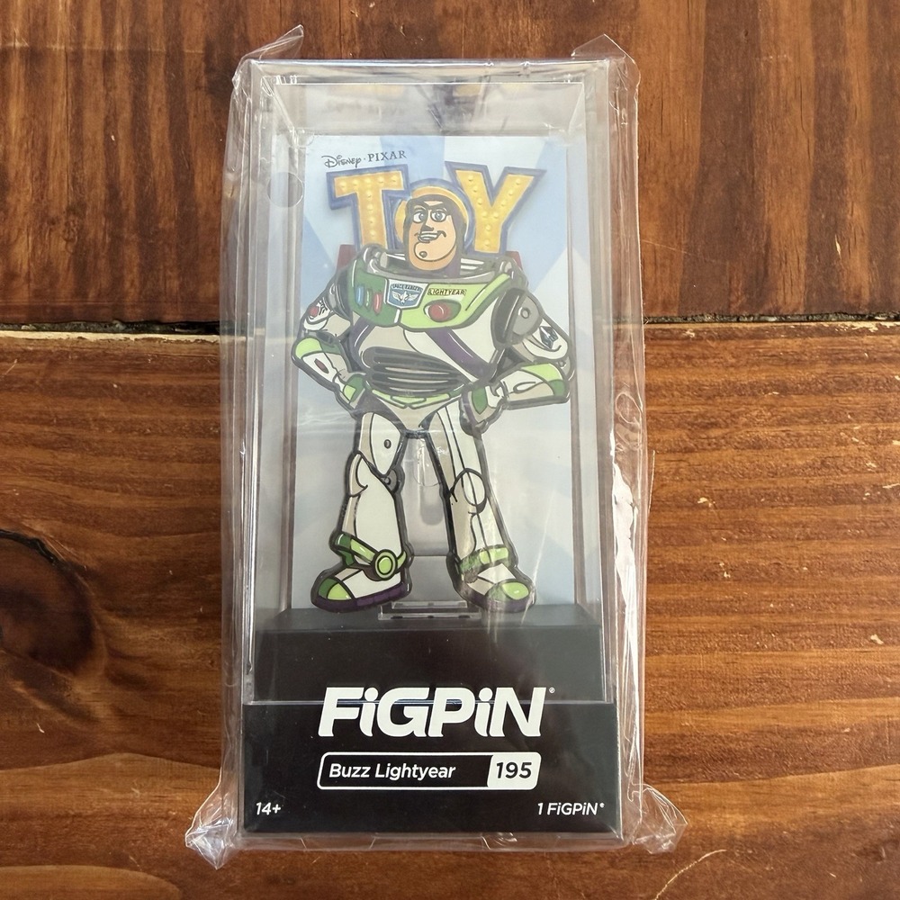 Buzz Lightyear FiGPiN #195 Disney Toy Story 4 Enamel HARD CASE COLLECTOR PIN